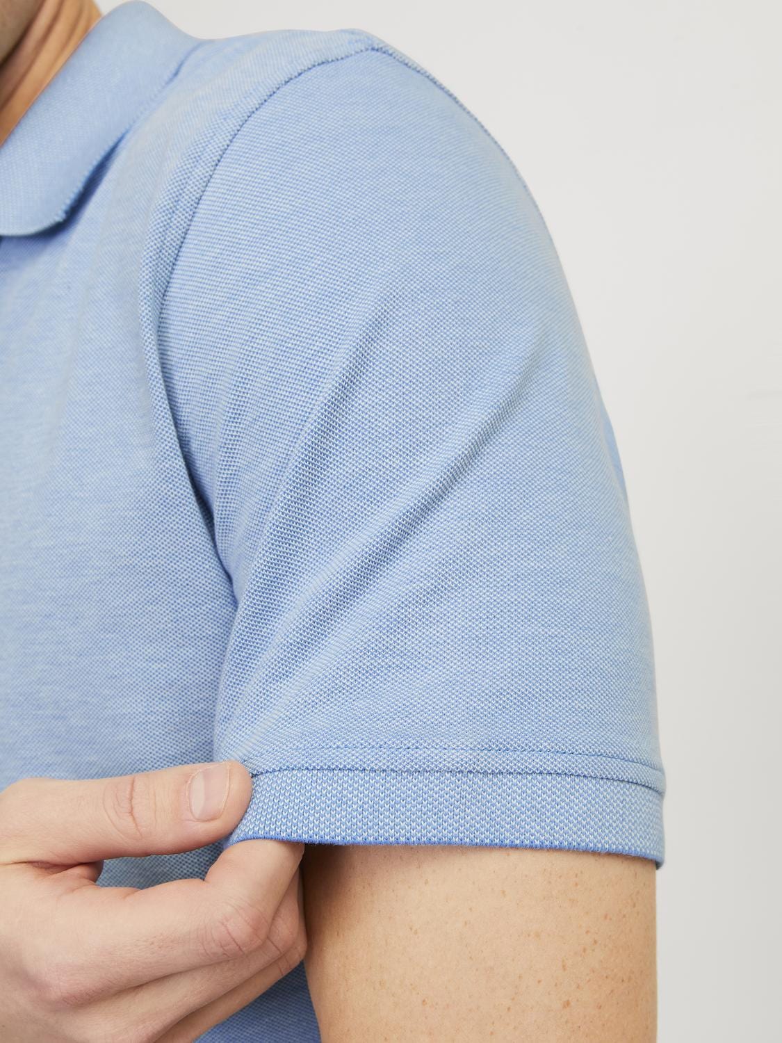 Polo punto azul - JJEPAULOS POLO SS NOOS